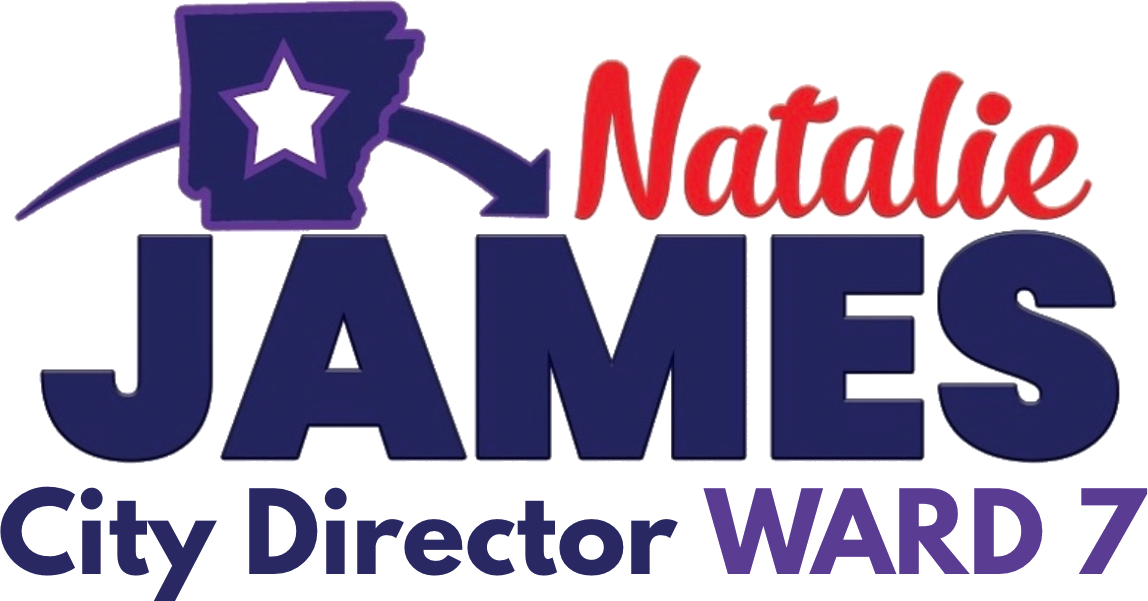 Natalie James, City Director Ward 7 campaign logo